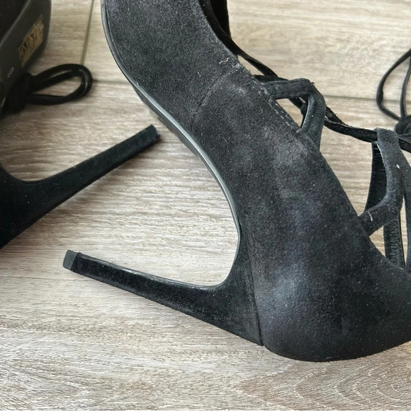 Jeffrey Campbell Brielle  Lace-Up Suede Pump - Picture 8 of 16